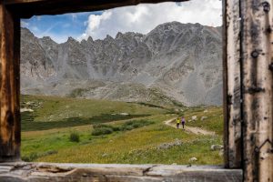 hiking in alpine hero